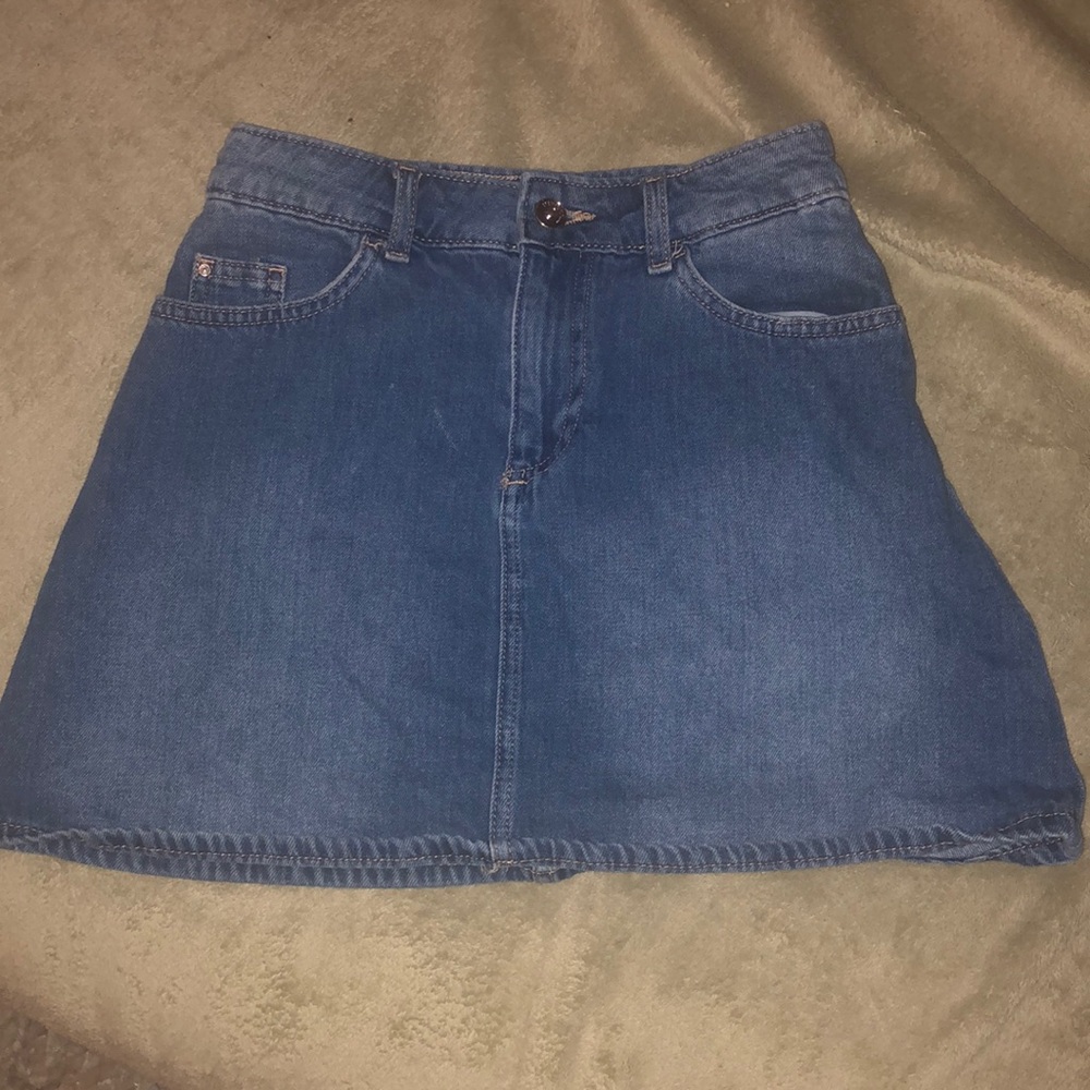 Blue jean skirt